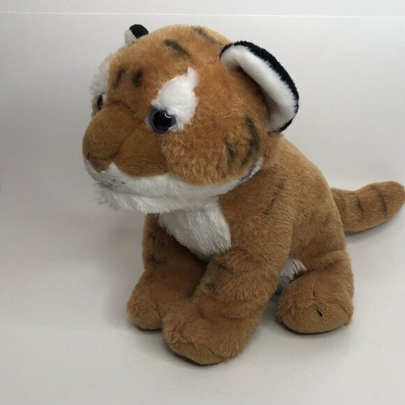 Wild Republic Bengal Tiger Cub Striped Orange Black Plush Toy 14” Stuffed Animal - Picture 4 of 12